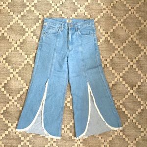 Citizens of Humanity Tulip Jean cropped washed Blue Denim
